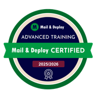 Mail & Deploy Advanced Partner Training Program badge