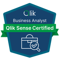 Qlik Sense Business Analyst badge