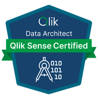Qlik Sense Data Architect badge